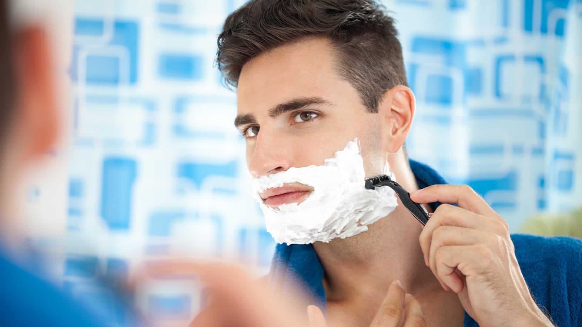 shaving and skin care for men