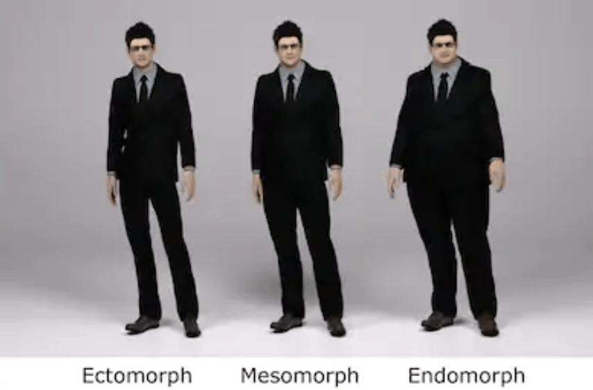 men's body types and suits