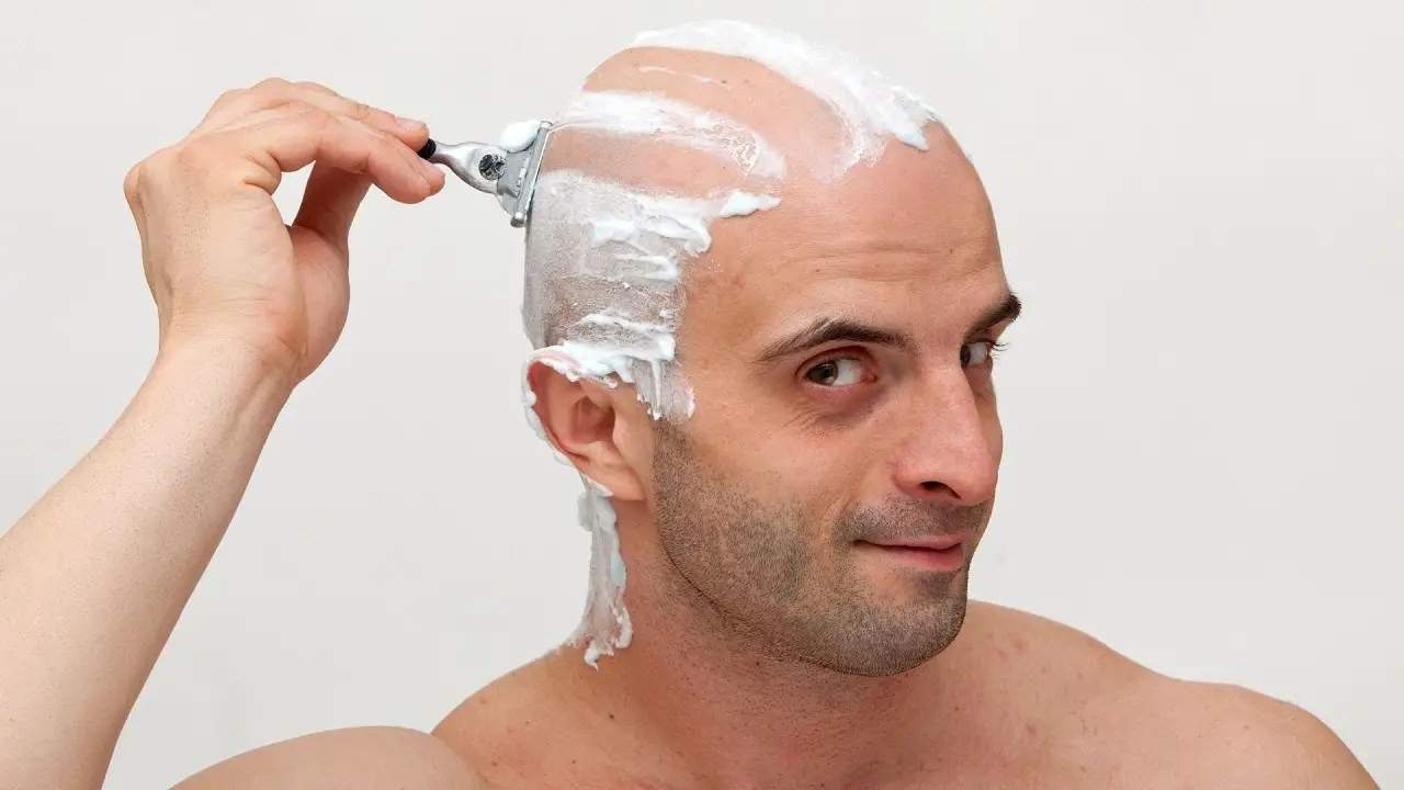 properly shaving your head